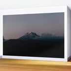 Last light on Mount Adams Wall Mural Gallery Image 2