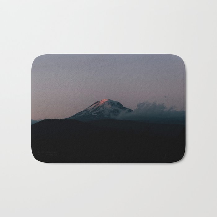 Last light on Mount Adams Bath Mat Gallery Image 1