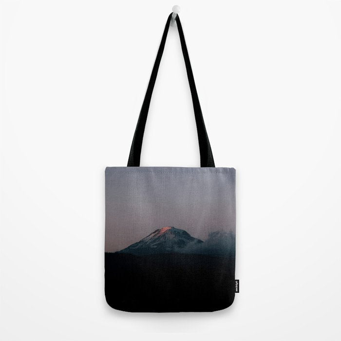 Last light on Mount Adams Tote Bag Gallery Image 2