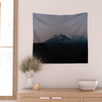 Last light on Mount Adams Wall Tapestry Gallery Image 2