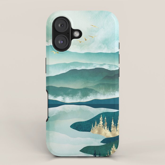 Misty Lake iPhone Case Gallery Image 1