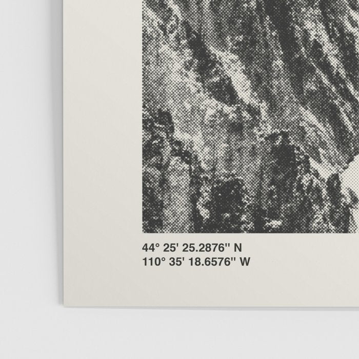 Retro Travel Print Yellowstone National Park Poster Gallery Image 3