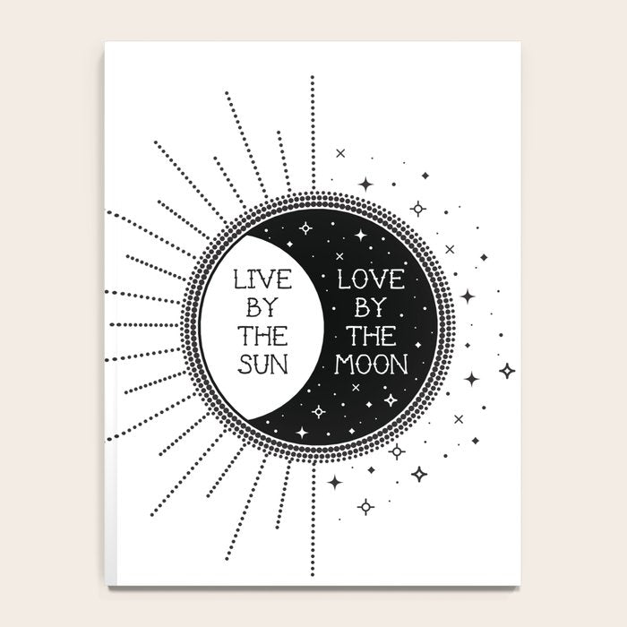 Live by the Sun Love by the Moon Notebook Gallery Image 4