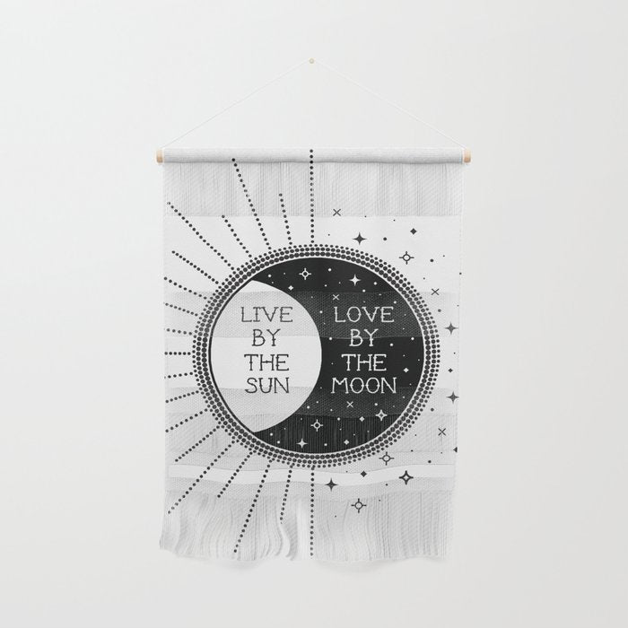 Live by the Sun Love by the Moon Wall Hanging Gallery Image 1