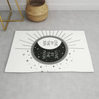 Live by the Sun Love by the Moon Rug Gallery Image 1