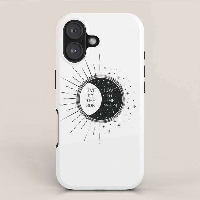 Live by the Sun Love by the Moon iPhone Case Gallery Image 1