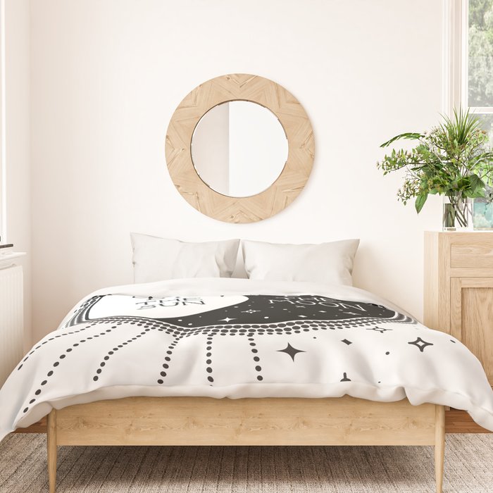 Live by the Sun Love by the Moon Duvet Cover Gallery Image 3