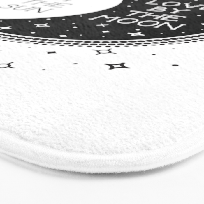 Live by the Sun Love by the Moon Bath Mat Gallery Image 3