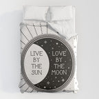 Live by the Sun Love by the Moon Duvet Cover Gallery Image 6