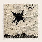 Flight of the alicorn Wood Wall Art Gallery Image 1