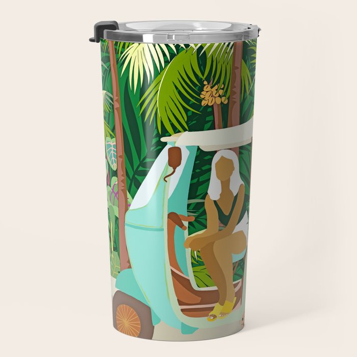 Rikshaw ride with Javan leopards in Bali | Tropical Nature Jungle Bohemian Wildlife Travel Travel Mug Gallery Image 3