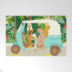 Rikshaw ride with Javan leopards in Bali | Tropical Nature Jungle Bohemian Wildlife Travel Welcome Mat Gallery Image 1