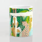 Rikshaw ride with Javan leopards in Bali | Tropical Nature Jungle Bohemian Wildlife Travel Coffee Mug Gallery Image 4