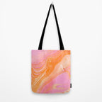 pink agate gemstone Tote Bag Gallery Image 2