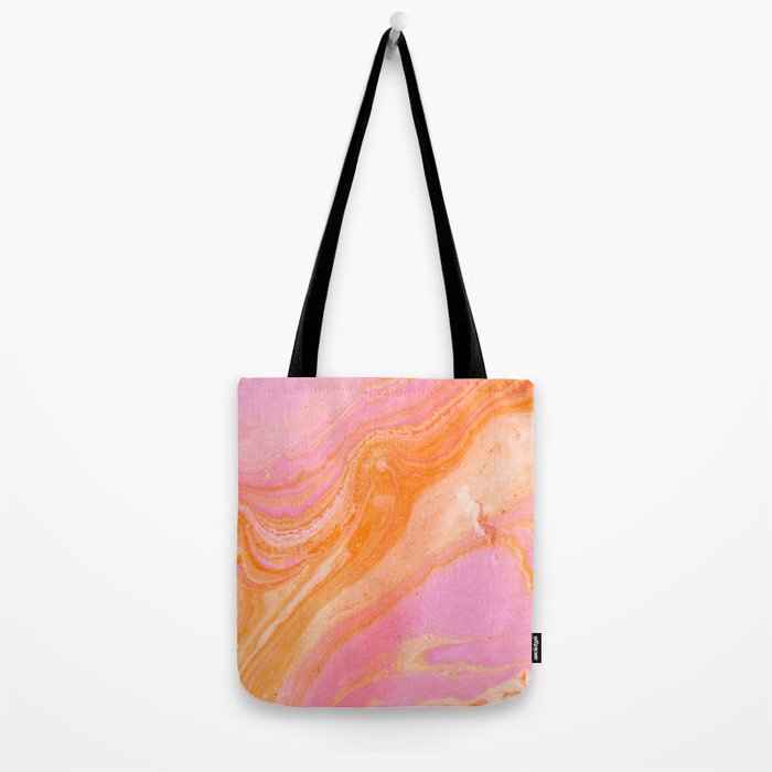 pink agate gemstone Tote Bag Gallery Image 2