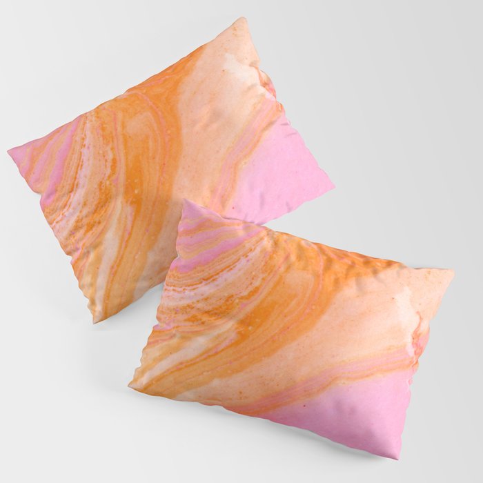 pink agate gemstone Pillow Sham Gallery Image 1