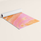 pink agate gemstone Yoga Mat Gallery Image 2