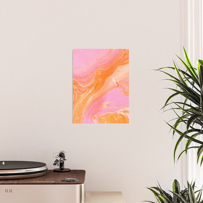 pink agate gemstone Poster Gallery Image 2