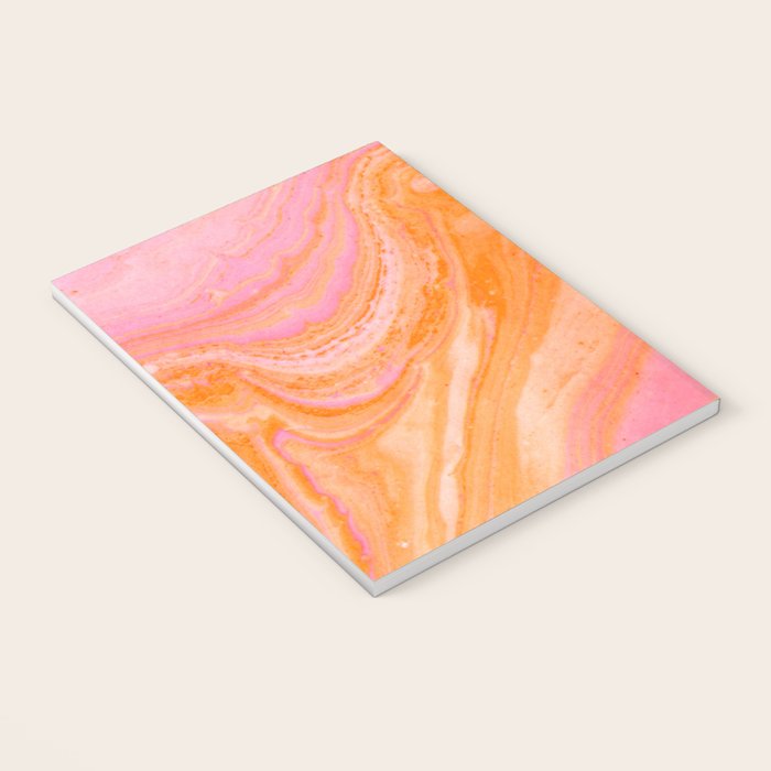 pink agate gemstone Notebook Gallery Image 3