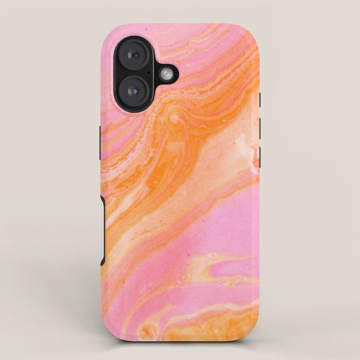 pink agate gemstone iPhone Case Gallery Image 1