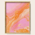 pink agate gemstone Serving Tray Gallery Image 1