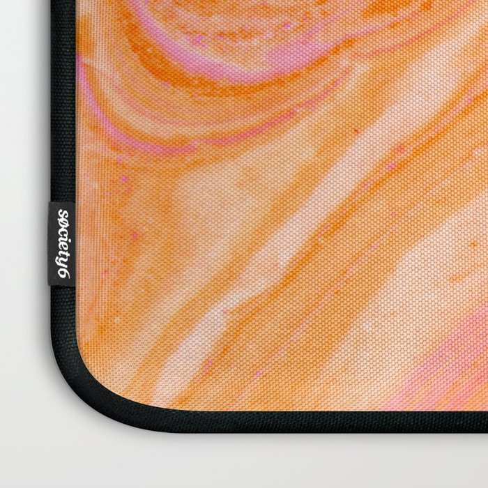 pink agate gemstone Laptop Sleeve Gallery Image 3