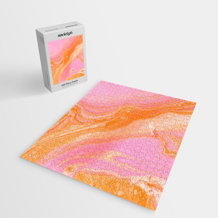 pink agate gemstone Jigsaw Puzzle Gallery Image 2