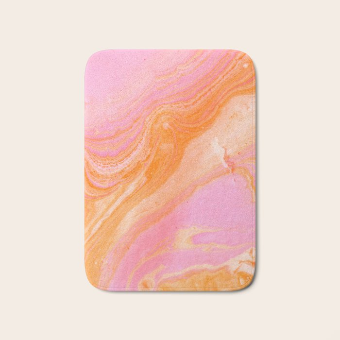 pink agate gemstone Bath Mat Gallery Image 1