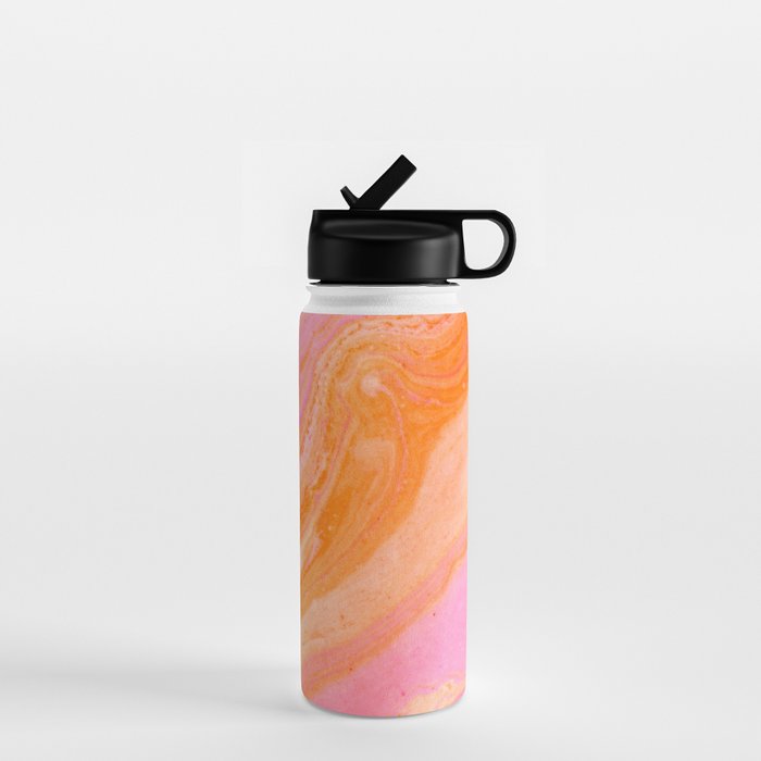 pink agate gemstone Water Bottle Gallery Image 1