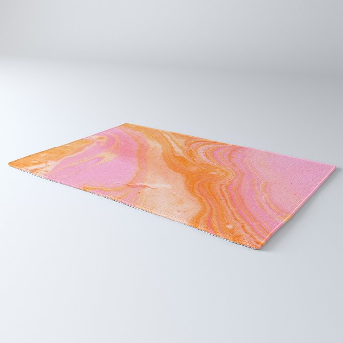 pink agate gemstone Rug Gallery Image 3