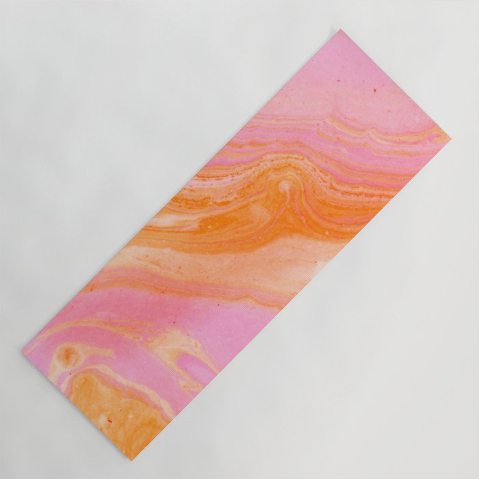 pink agate gemstone Yoga Mat Gallery Image 1