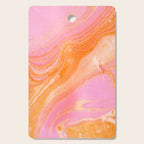 pink agate gemstone Cutting Board Gallery Image 1