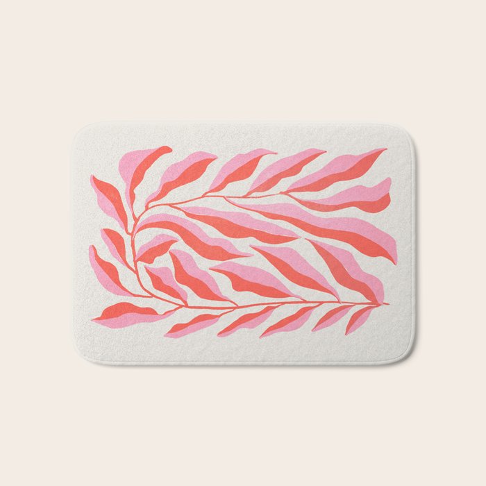 Ferns: Peach Matisse Edition Bath Mat Gallery Image 1