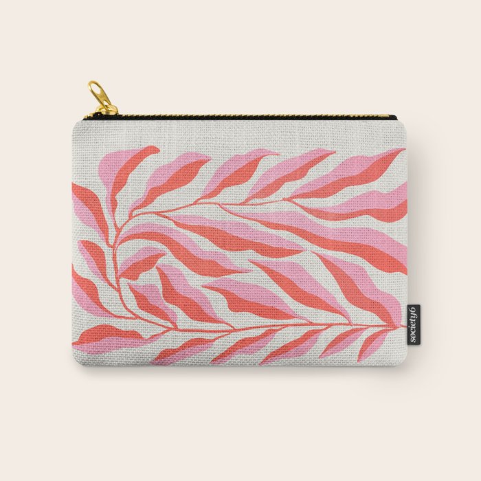 Ferns: Peach Matisse Edition Carry All Pouch Gallery Image 1