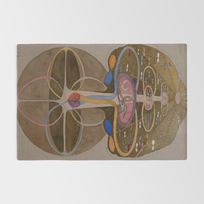 Hilma af Klint The Tree Of Knowledge No . 1 ,B ( 1913) Rug Gallery Image 2