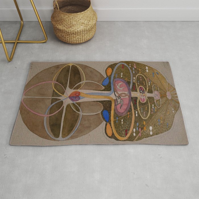 Hilma af Klint The Tree Of Knowledge No . 1 ,B ( 1913) Rug Gallery Image 1
