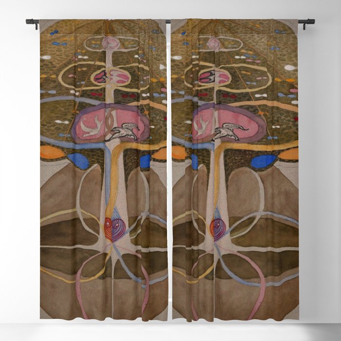 Hilma af Klint The Tree Of Knowledge No . 1 ,B ( 1913) Window Curtain Gallery Image 1