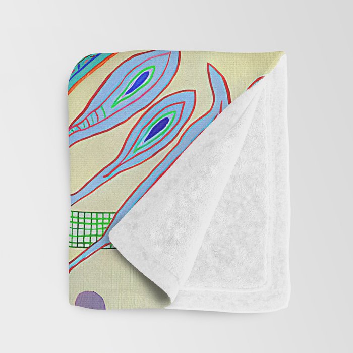 Wassily Kandinsky - Capricious Forms Throw Blanket Gallery Image 3
