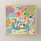 Wassily Kandinsky - Capricious Forms Mini Art Print Gallery Image 1