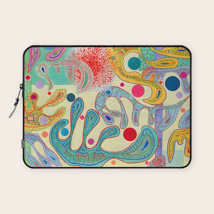 Wassily Kandinsky - Capricious Forms Laptop Sleeve Gallery Image 1