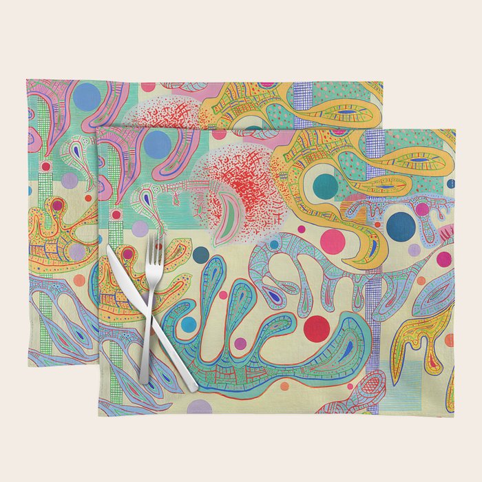 Wassily Kandinsky - Capricious Forms Placemat Gallery Image 1