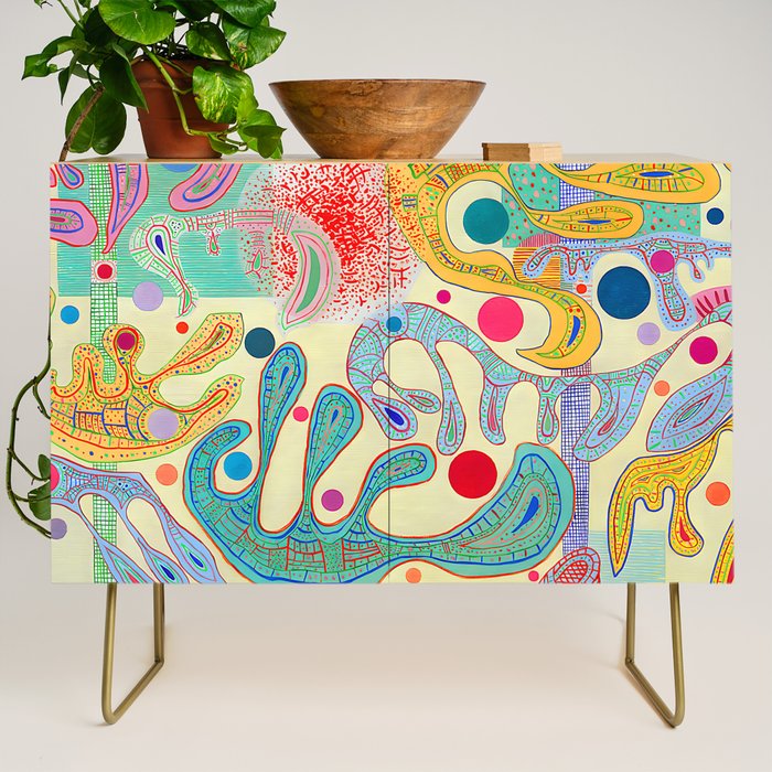 Wassily Kandinsky - Capricious Forms Credenza Gallery Image 1