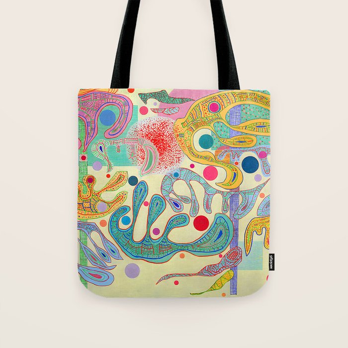 Wassily Kandinsky - Capricious Forms Tote Bag Gallery Image 1