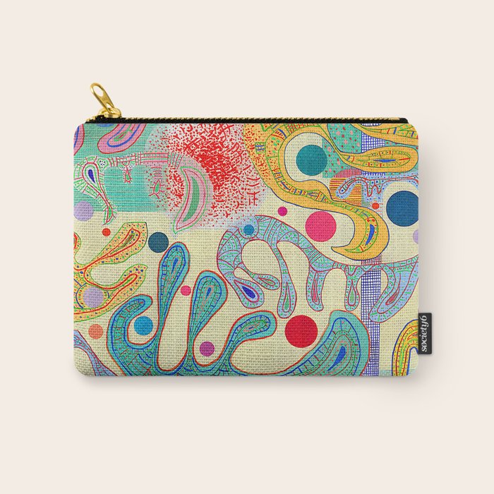 Wassily Kandinsky - Capricious Forms Carry All Pouch Gallery Image 1