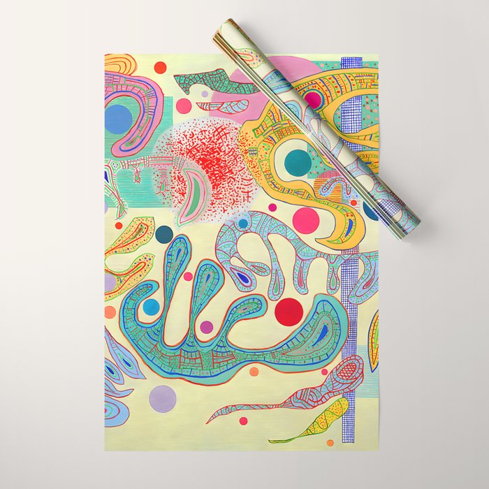 Wassily Kandinsky - Capricious Forms Wrapping Paper Gallery Image 1