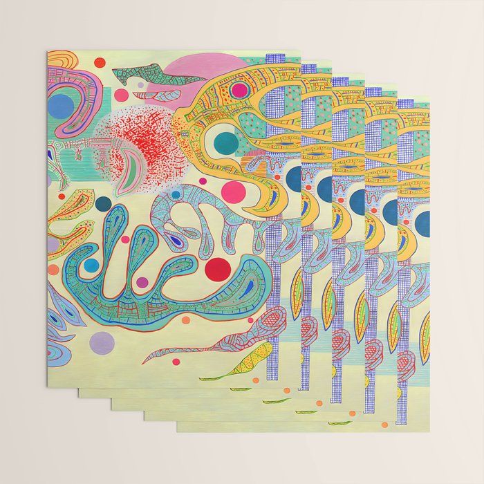Wassily Kandinsky - Capricious Forms Wrapping Paper Gallery Image 3