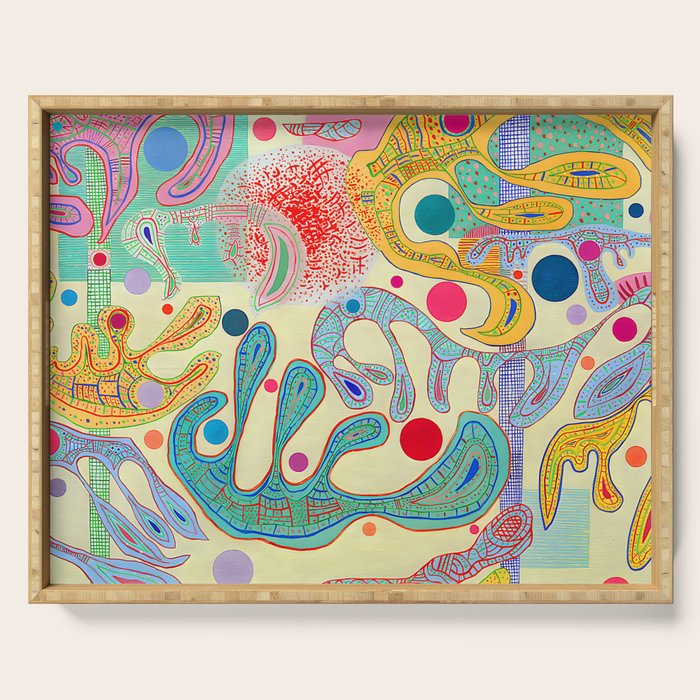 Wassily Kandinsky - Capricious Forms Serving Tray Gallery Image 1