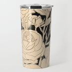 White Roses 3 Travel Mug Gallery Image 1