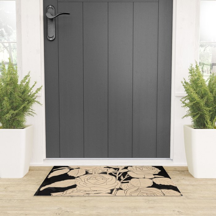 White Roses 3 Welcome Mat Gallery Image 3