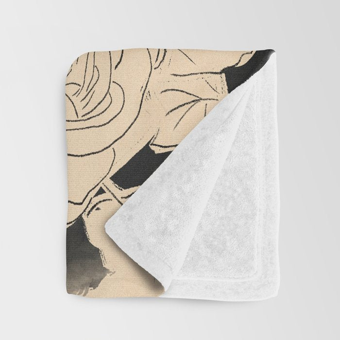 White Roses 3 Throw Blanket Gallery Image 3